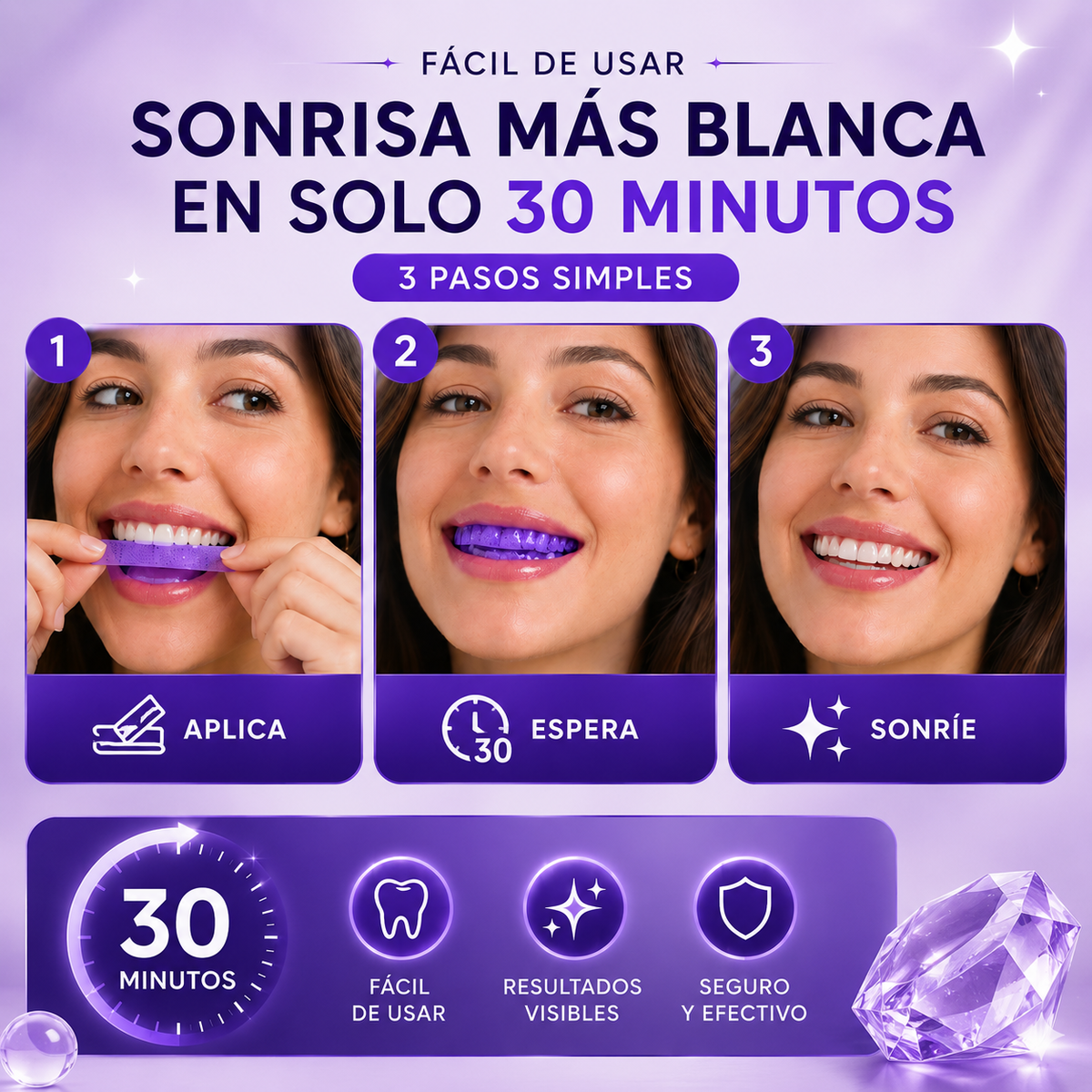 Flash White (Pack Tiras Blanqueadoras)